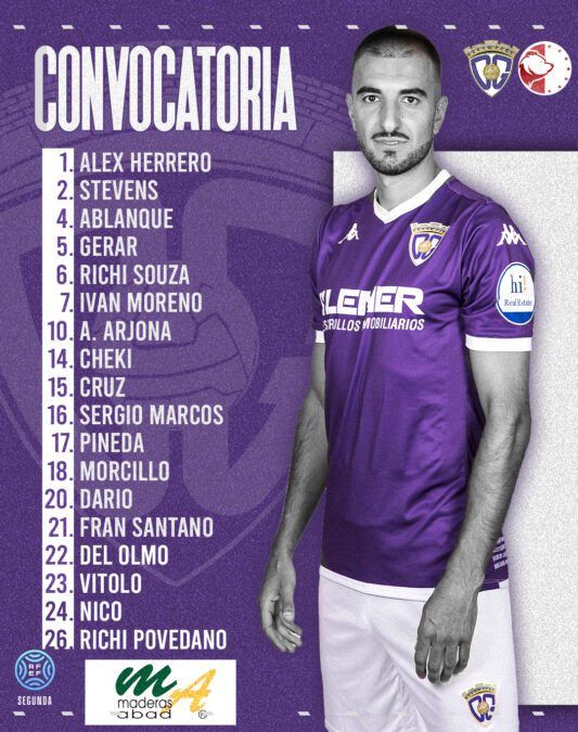 Convocatoria del C.D. Guadalajara para recibir al C.D.E. Ursaria