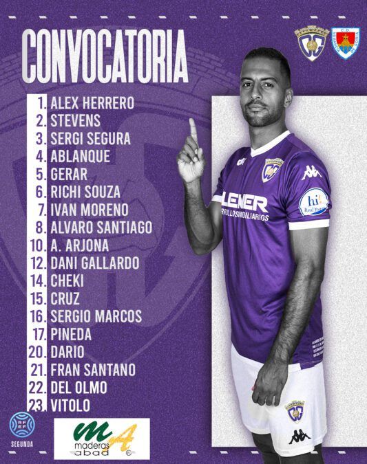 Convocatoria del C.D. Guadalajara para recibir al C.D. Numancia