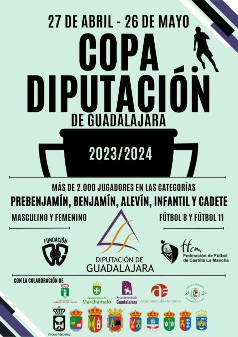 Nace la Copa Diputación de Guadalajara para dinamizar el final de temporada en el fútbol base de Guadalajara