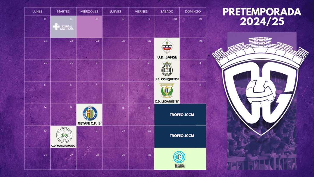 Así será la pretemporada del C.D. Guadalajara 24/25